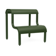 Up green steel step stool step - Ferm living