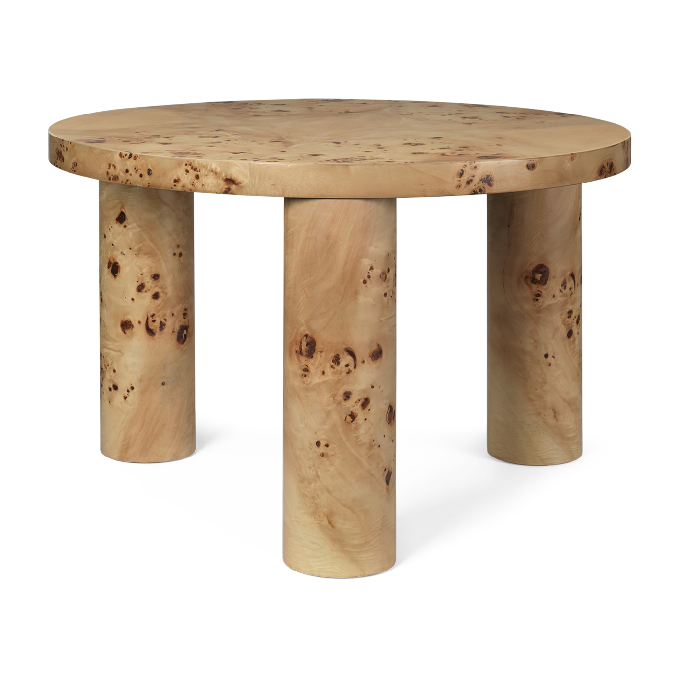 Couchtisch ronde aus Pappelholz 65cm Post - -. Ferm living