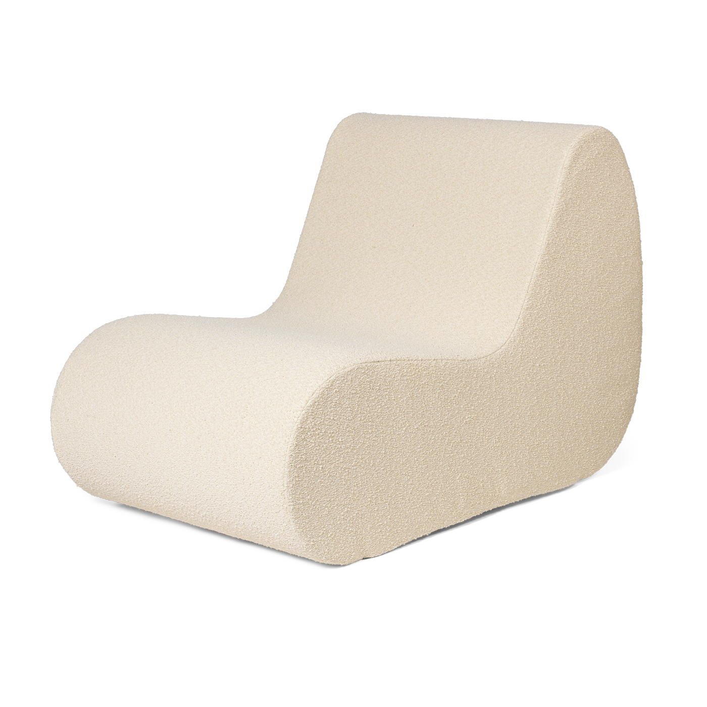 Module central  d'extérieur en bouclettes blanches Rouli - Ferm living