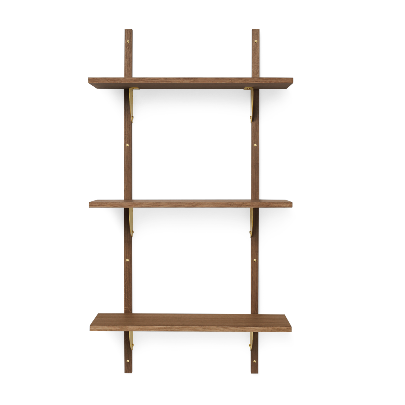 Triple étagère en chêne foncé 54cm Sector - Ferm living