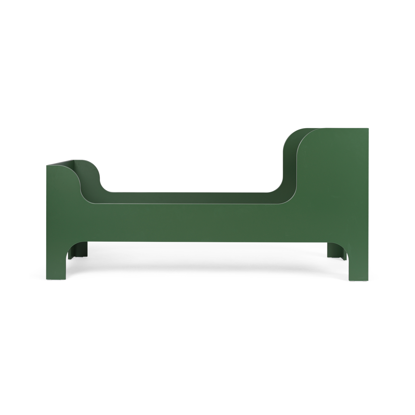Lit enfant en mdf vert 166x76cm Sill - Ferm living