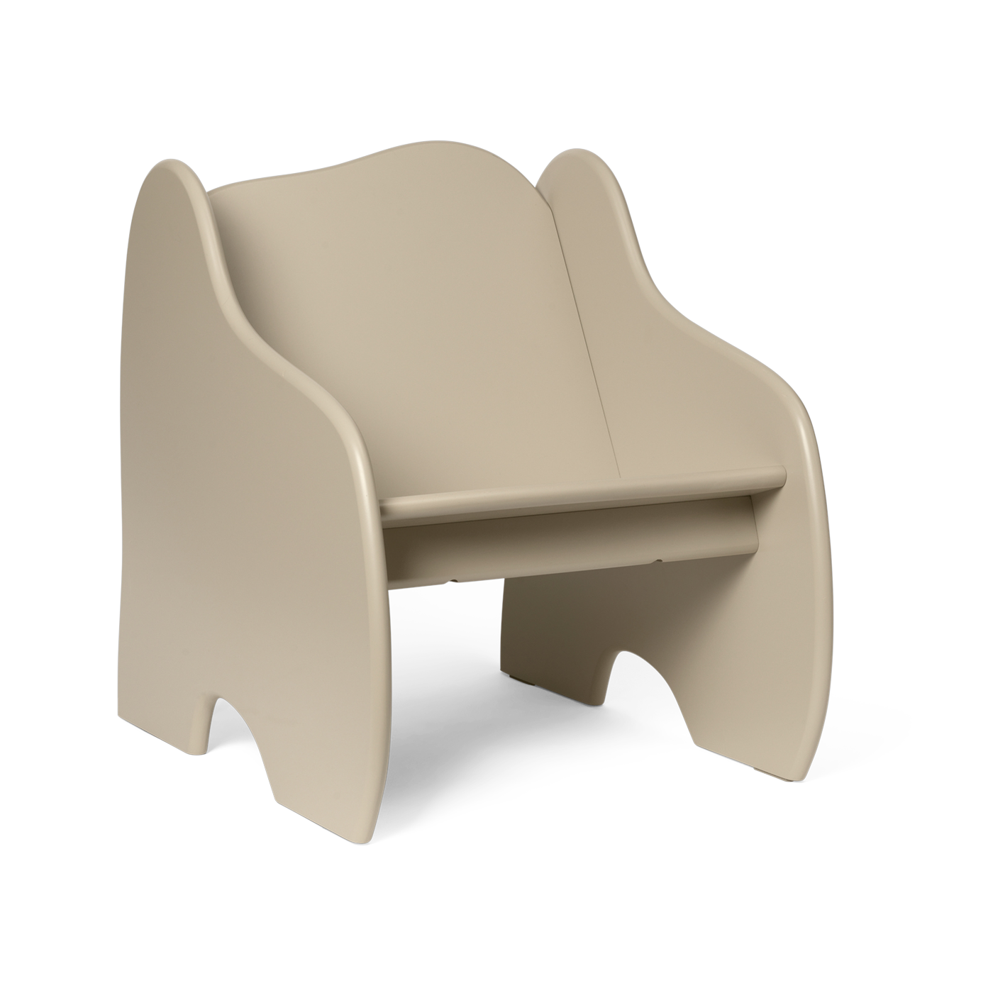 Organic cashmere mdf children's armchair Slope - Ferm living