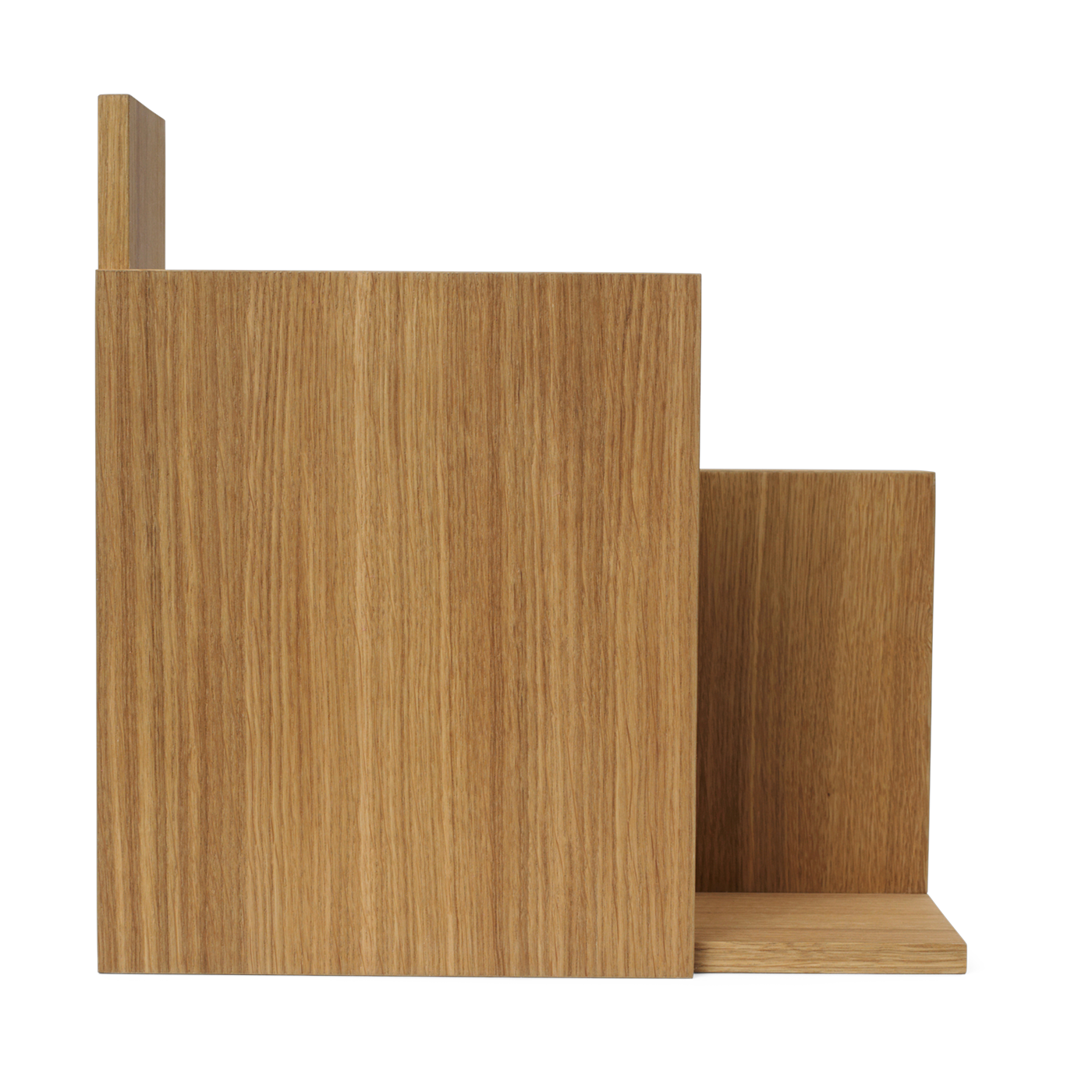 Table de chevet murale en chêne 30x30cm Stagger - Ferm living