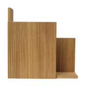 Oak wall shelf 30x30cm Stagger - Ferm living