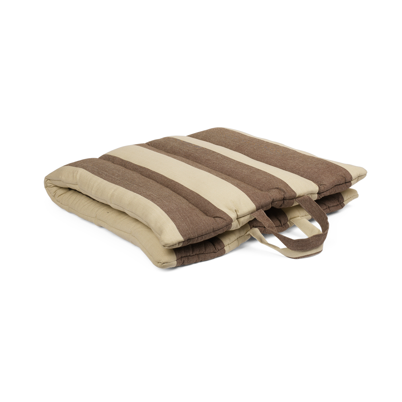 Braune gesteppte Matratze aus Baumwolle 100x50cm Strand - -. Ferm living