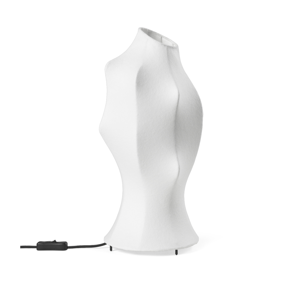 Lampe de table organique en polymère blanc Dae - Ferm living