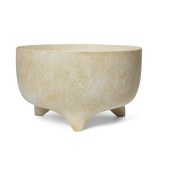 Topf aus Glasfaser weiß 26cm Evoke -. Ferm living