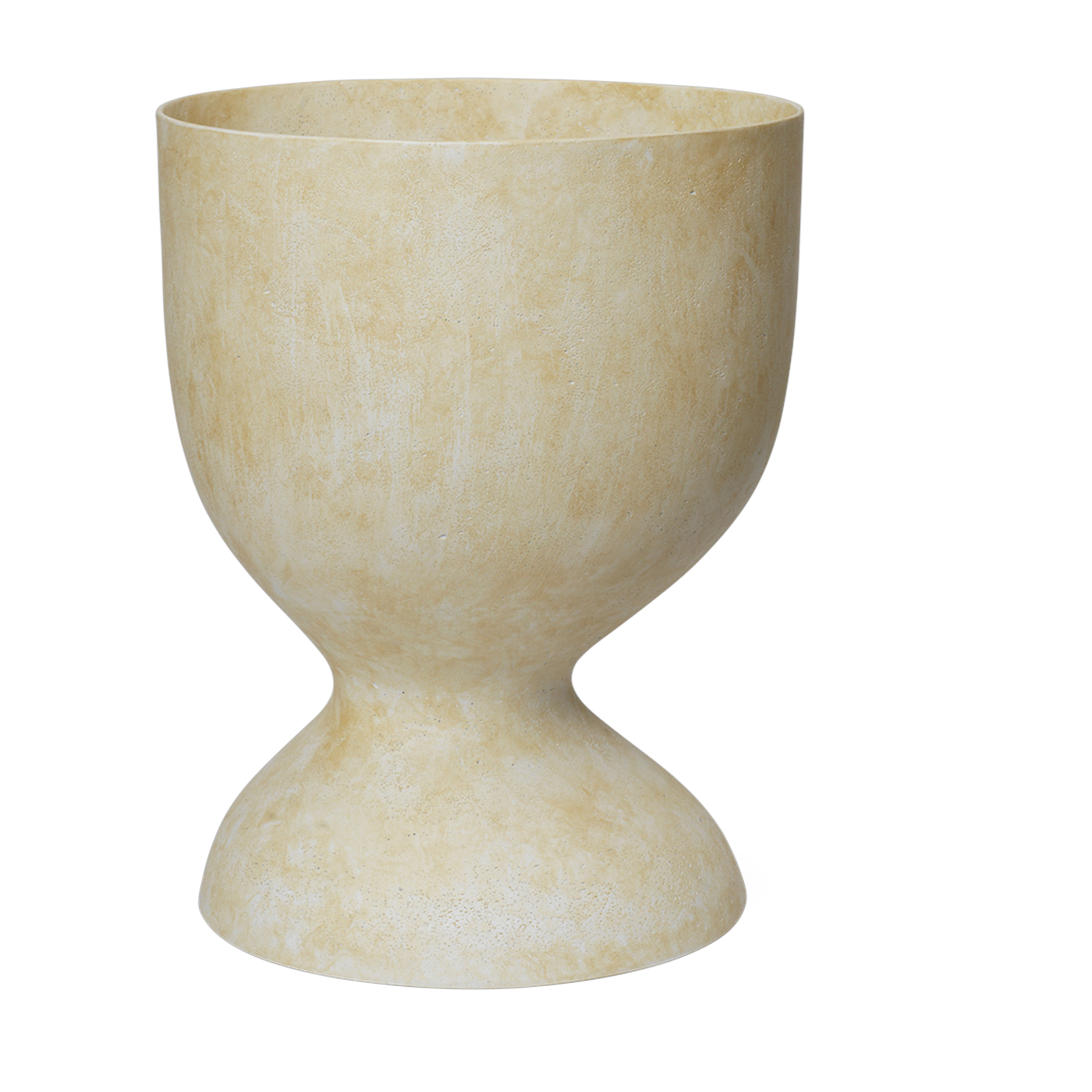 Topf aus Glasfaser weiß 45cm Evoke -. Ferm living