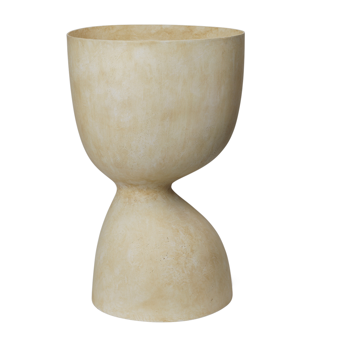 Topf aus Glasfaser weiß 70cm Evoke -. Ferm living