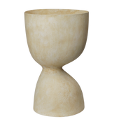 Topf aus Glasfaser weiß 70cm Evoke -. Ferm living