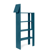 Bibliothèque en mdf bleu foncé Giraffe - Ferm living