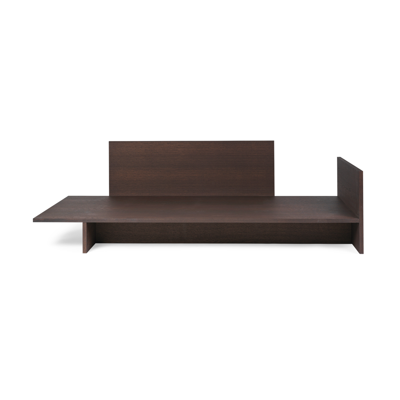 Lit en chêne foncé  97x207cm Kona - Ferm living