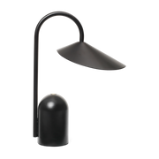 Lampe portable en aluminium noir Arum - Ferm living