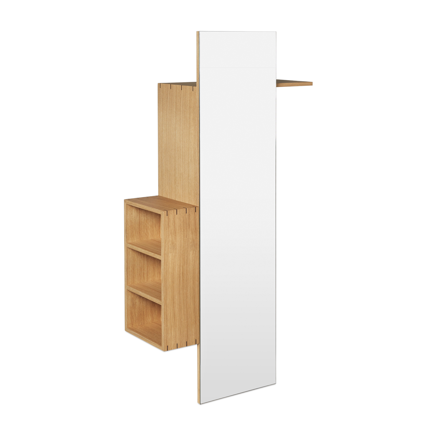 Armario roble Bon Hallway con espejo - Ferm living
