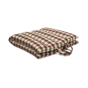 Faltbarer Teppich aus Baumwolle mit Zimtkaros Bothy check -. Ferm living