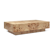 Table basse en plaquage peuplier 70cm Burl - Ferm living