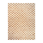 Rectangular natural jute check rug 200x300cm Check - Ferm living