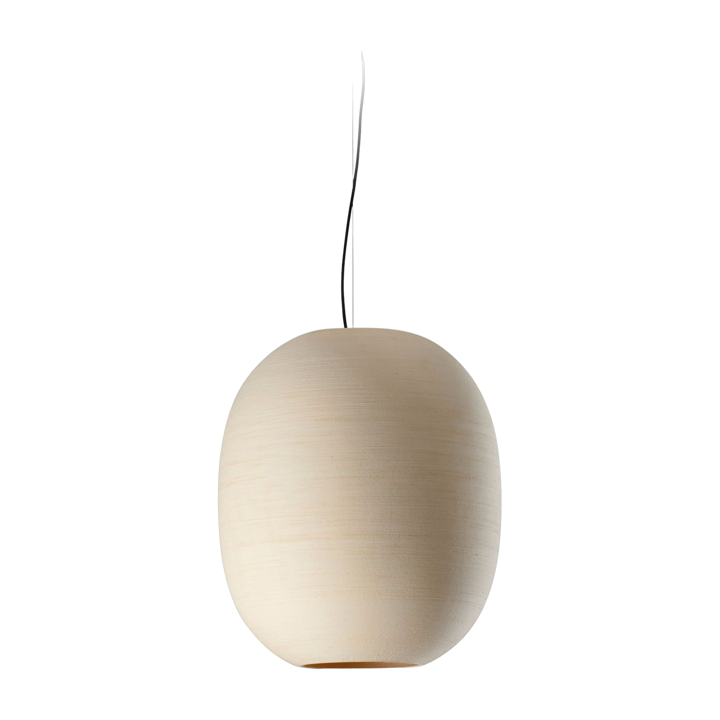Tierra - Lampada a sospensione in bioplastica vegetale 47x55, 5 cm Faro Barcelona