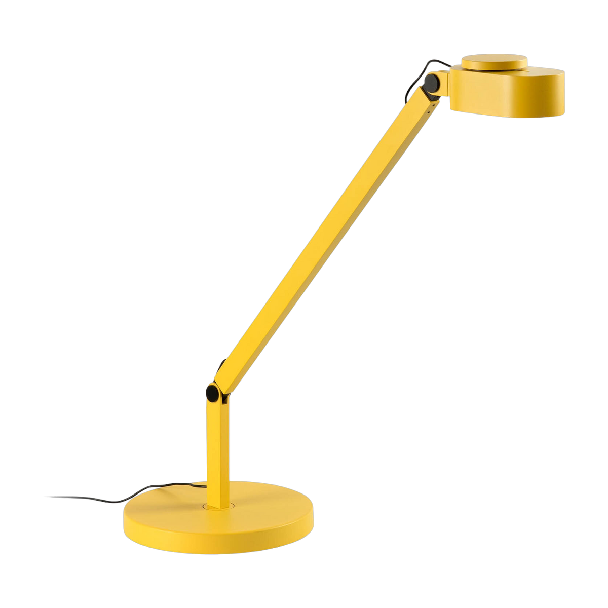 Lampada di bureau in acciaio giallo 65x86cm Invitante - Faro Barcelona