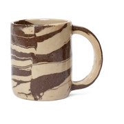 Ryu sandstone marbled mug 12x9. 5cm - Ferm living