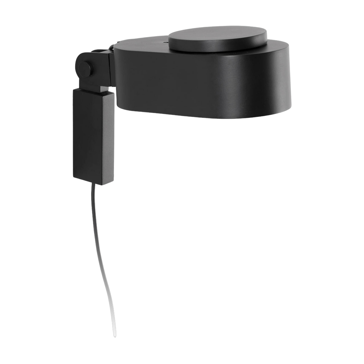Lámpara de pared de aluminio negro 18 x 21 x 7,5 cm Invitante - Faro Barcelona