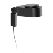 Black aluminium wall light 18x21x7, 5cm Invitante - Faro Barcelona