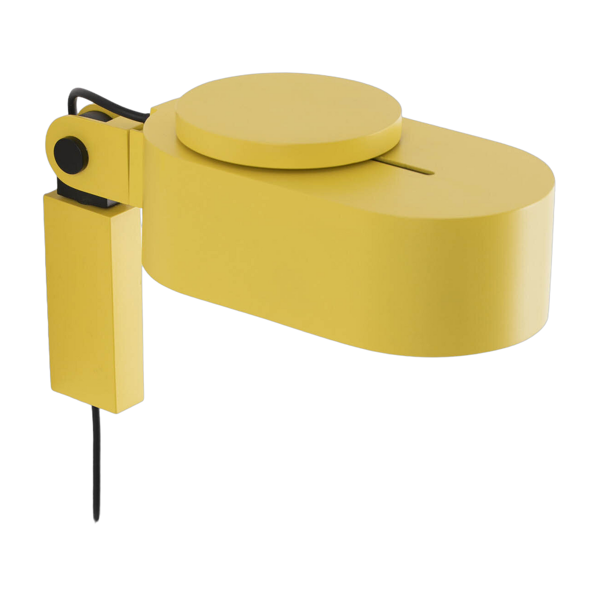 Applique murale en aluminium jaune 18x21x7,5cm Invitante - Faro Barcelona