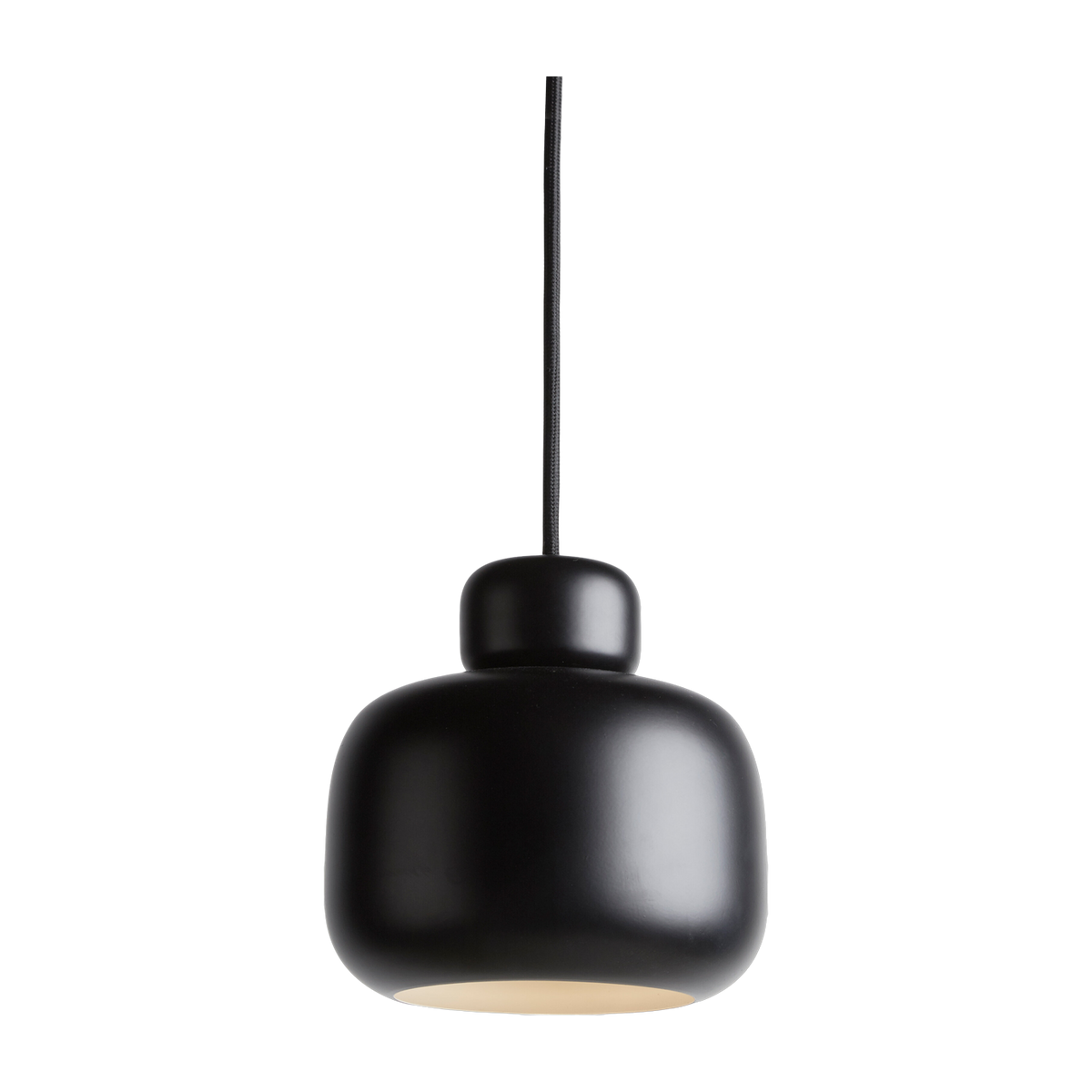 Lampada a sospensione in metallo nero 16 cm Stone - Woud