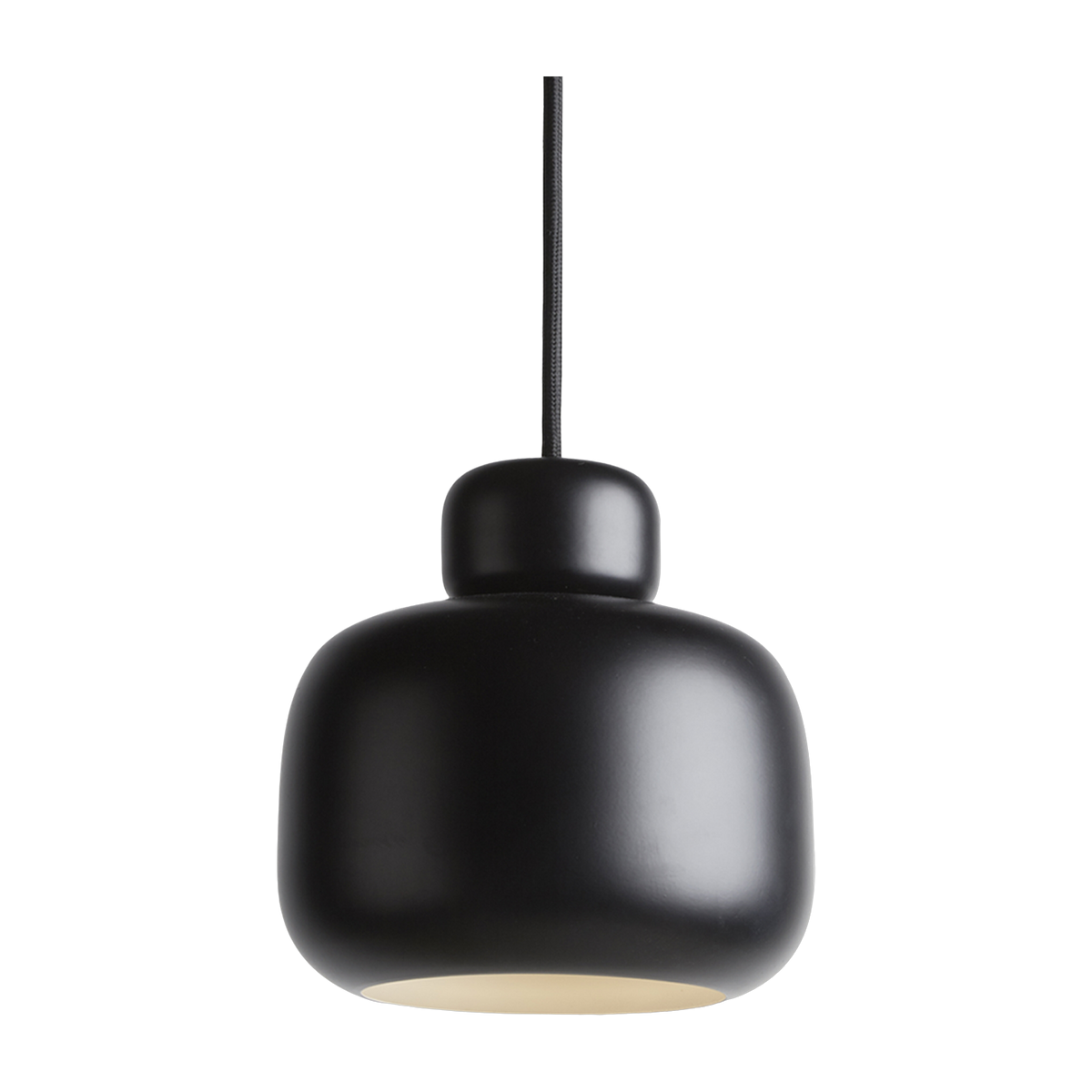 Sospensione in metallo nero 24cm Stone - Woud