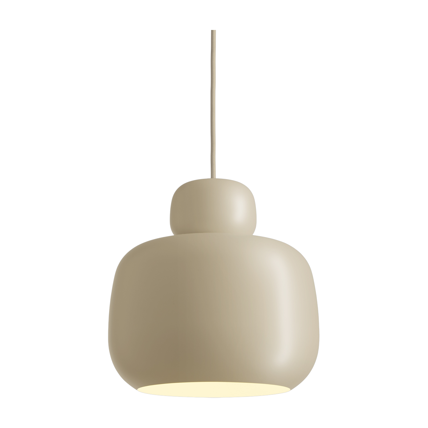 Sospensione in metallo beige 24cm Stone - Woud