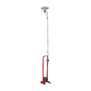 Verstellbare Stehleuchte aus Stahl rot 1950 cm Toio -. Flos