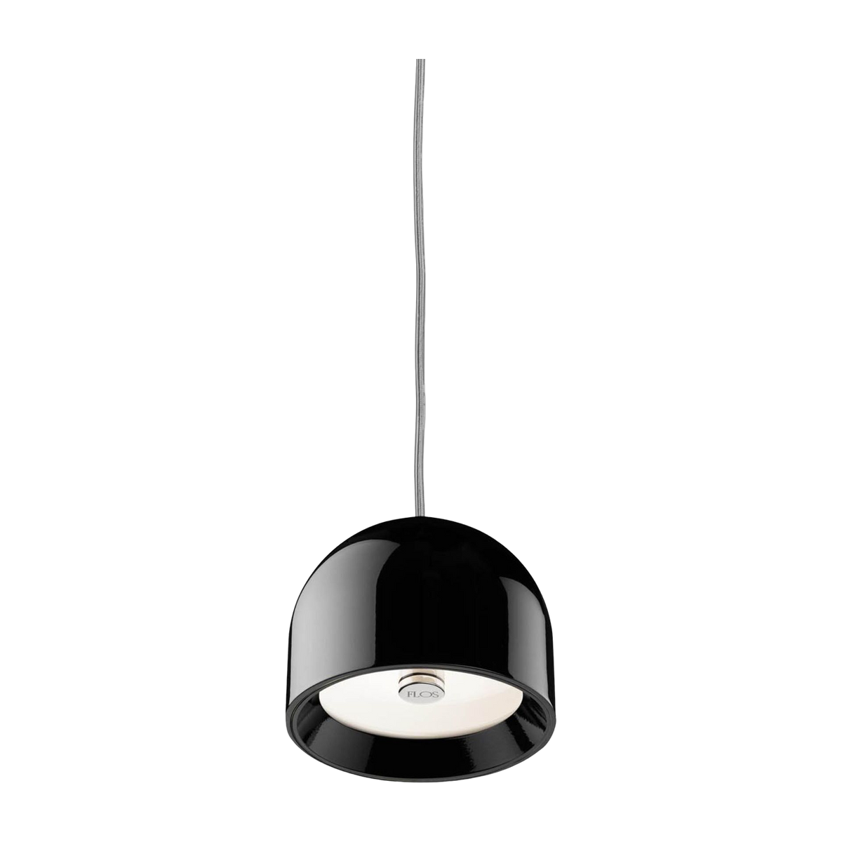 Lampada a sospensione design in metallo nero 11, 5x8, 9 cm Wan - Flos