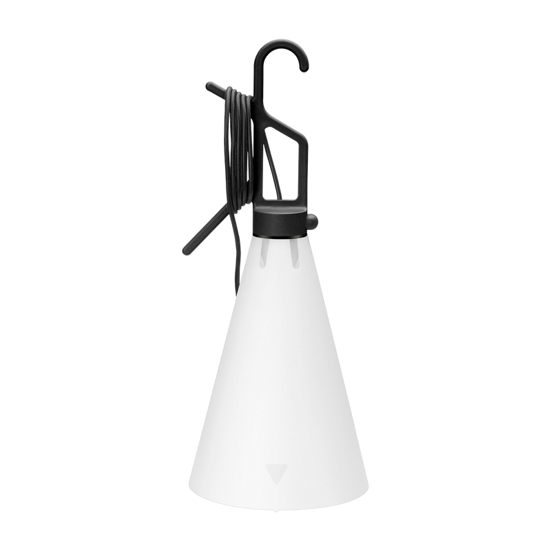 مصباح الحديقة المعدني الأسود 21x53 سم Mayday - Flos