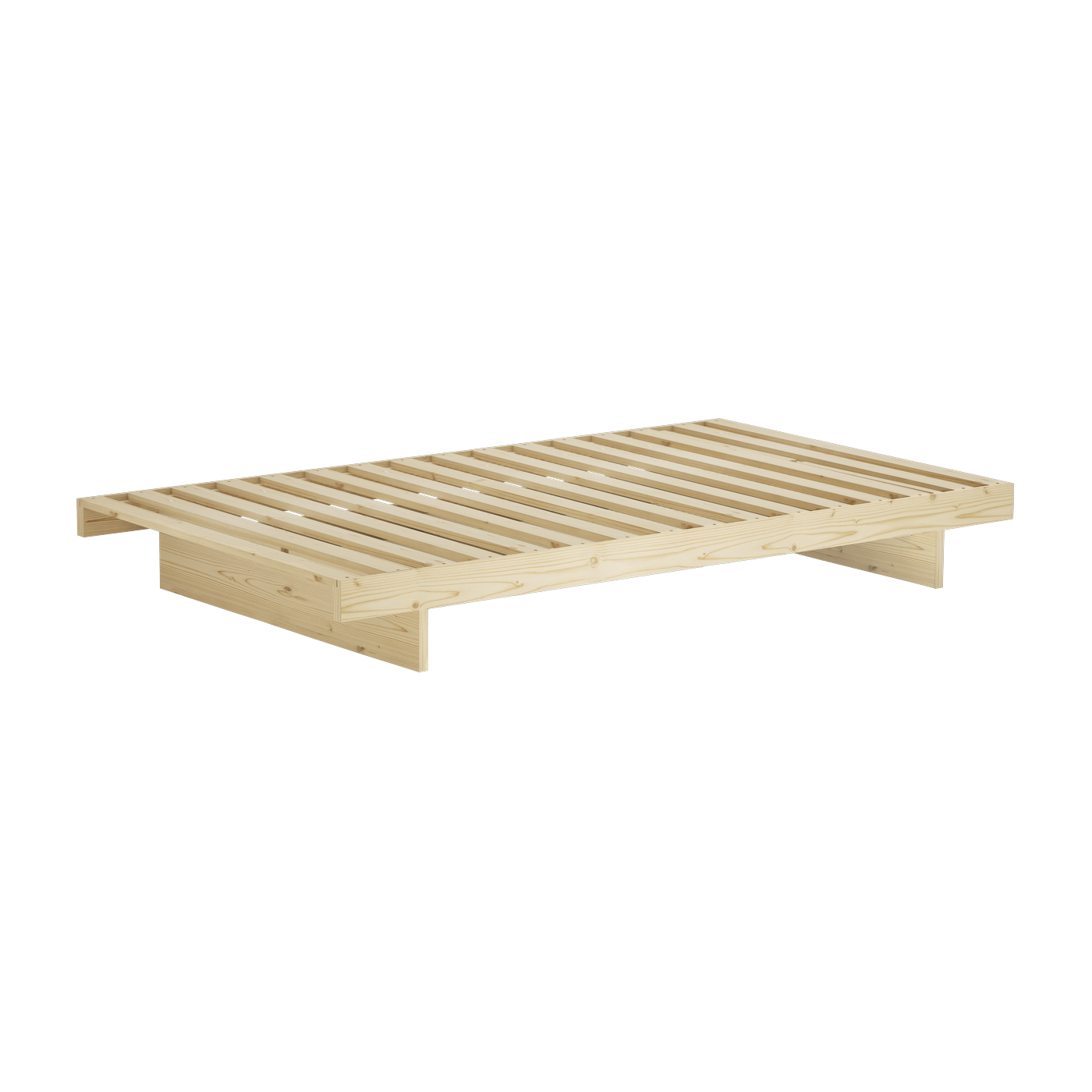 Sommier en bois de pin naturel 90x200cm Kanso - Karup Design