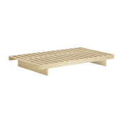 Natural pinewood bed base 90 x 200 cm Kanso - Karup Design