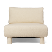 Divano centrale componibile in riccioli bianchi Dase - Ferm living