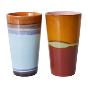 Latte Macchiato-Becher Clash (Satz von 2) -. HKliving
