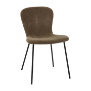 Bronzefarbener Cordstuhl Daia -. Pomax