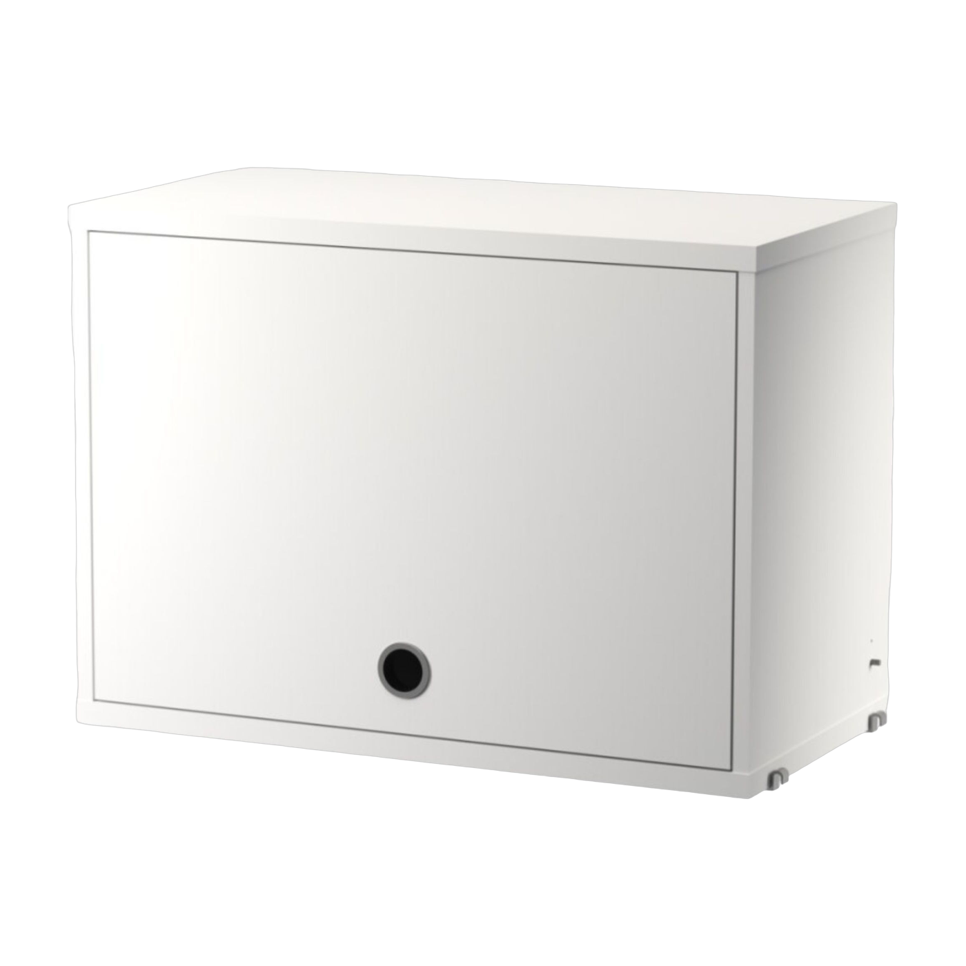 Pedestal de puerta abatible en mdf blanco 58x42cm - String furniture