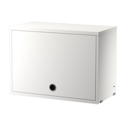 Caisson à porte battante en mdf blanc 58x42cm - String furniture