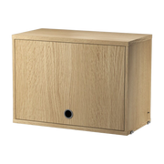 Oak hinged-door pedestal 58x42cm - String furniture