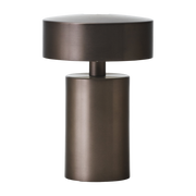 Lámpara de mesa portátil en aluminio bronce Column - Audo
