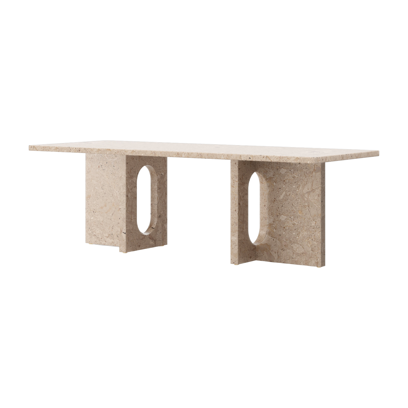 Couchtisch aus marbre kunis beige Androgyne -. Audo
