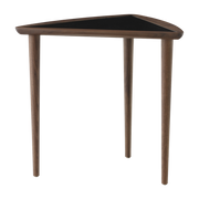 Table d'appoint gigogne en noyer noir Umanoff - Audo