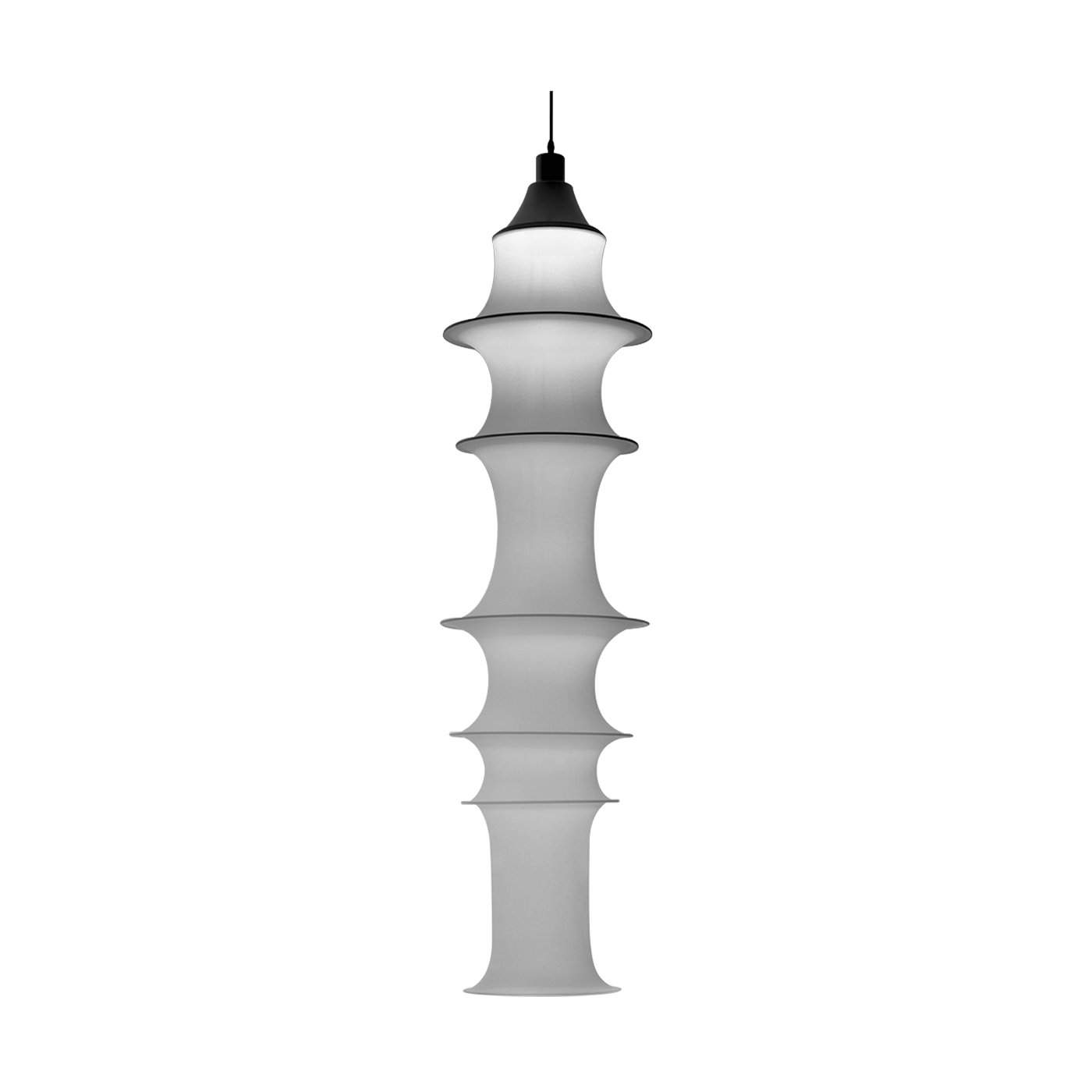 معلقة من الفيلانكا البيضاء 165 سم Falkland - Artemide