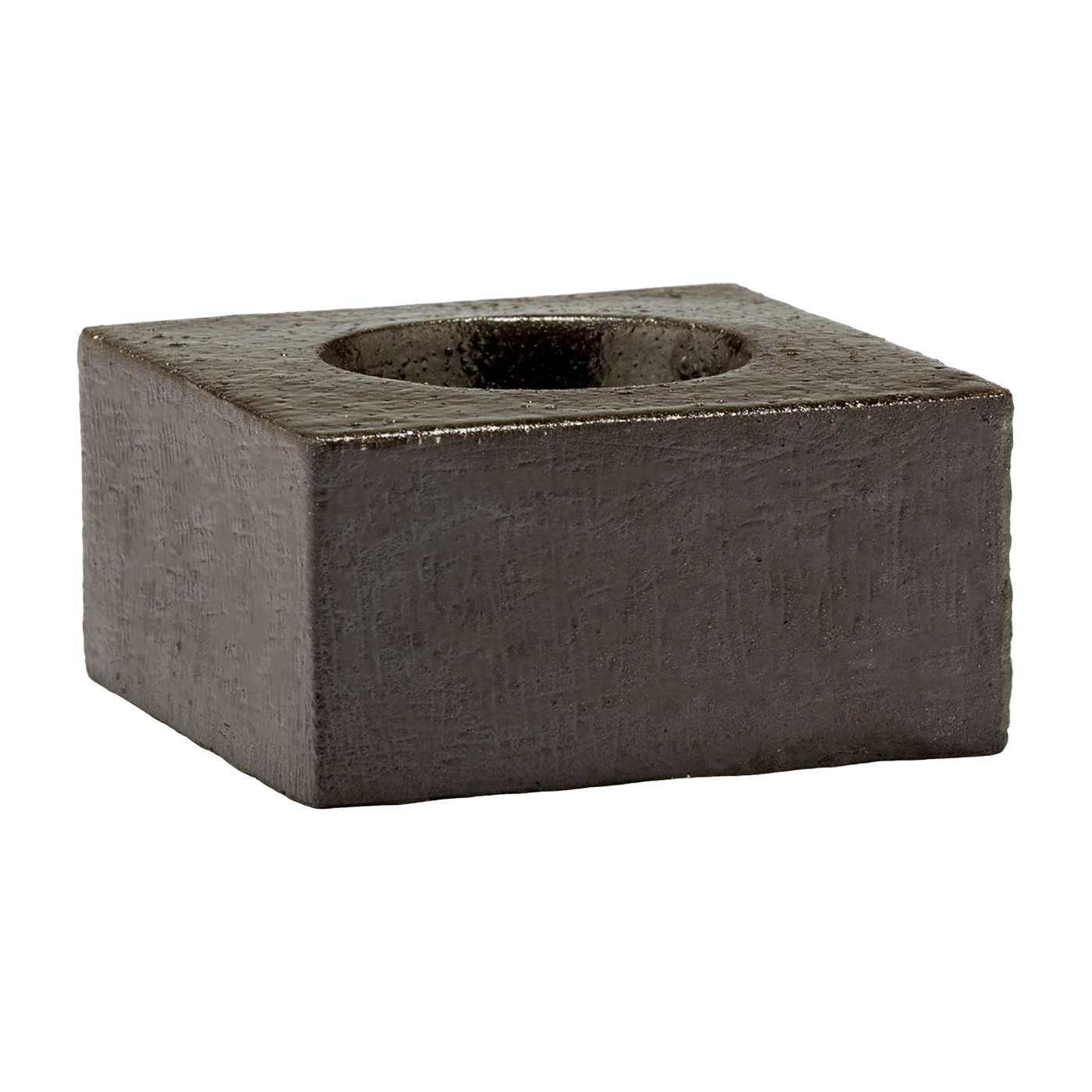 Eierbecher aus schwarzem Steingut 8x8x4 cm Uovo -. Serax
