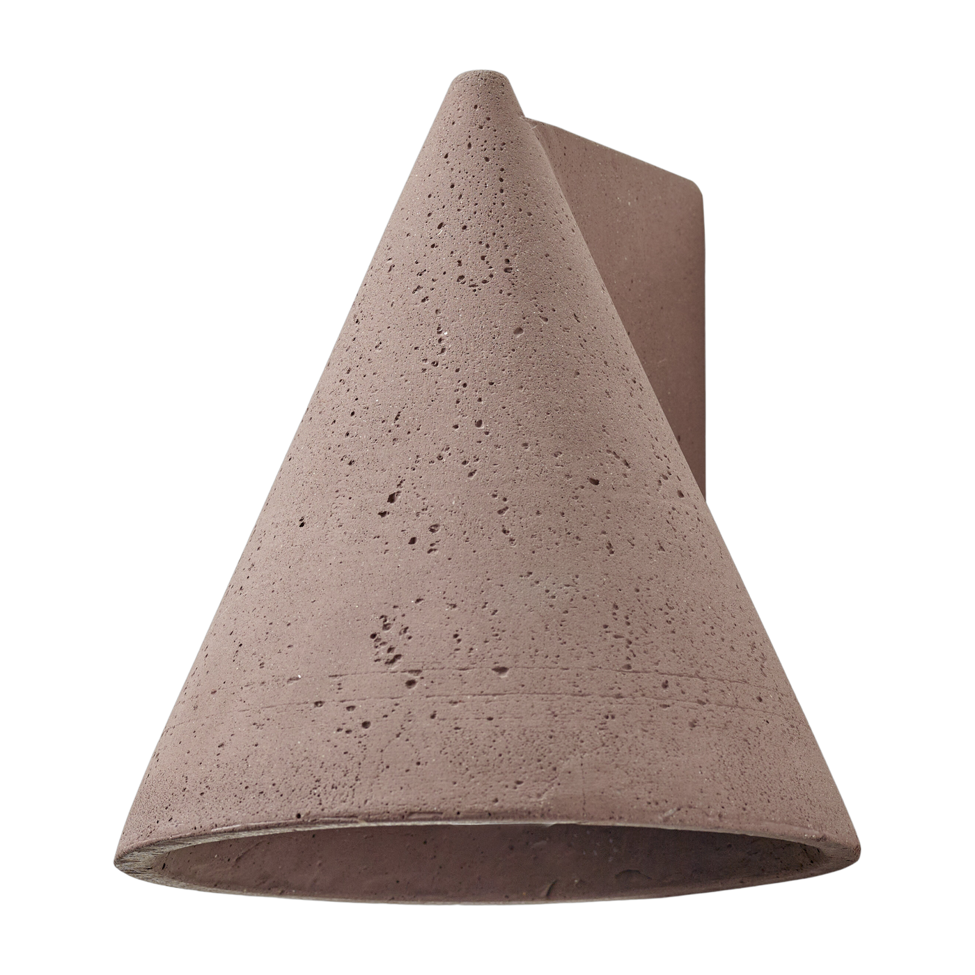 Wandleuchte aus dunkelrotem Beton 15x16 cm Primary Shape °1 - - Serax