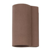 Wall light in dark red concrete 11. 5x8x18 cm Primary Shape °3 - Serax