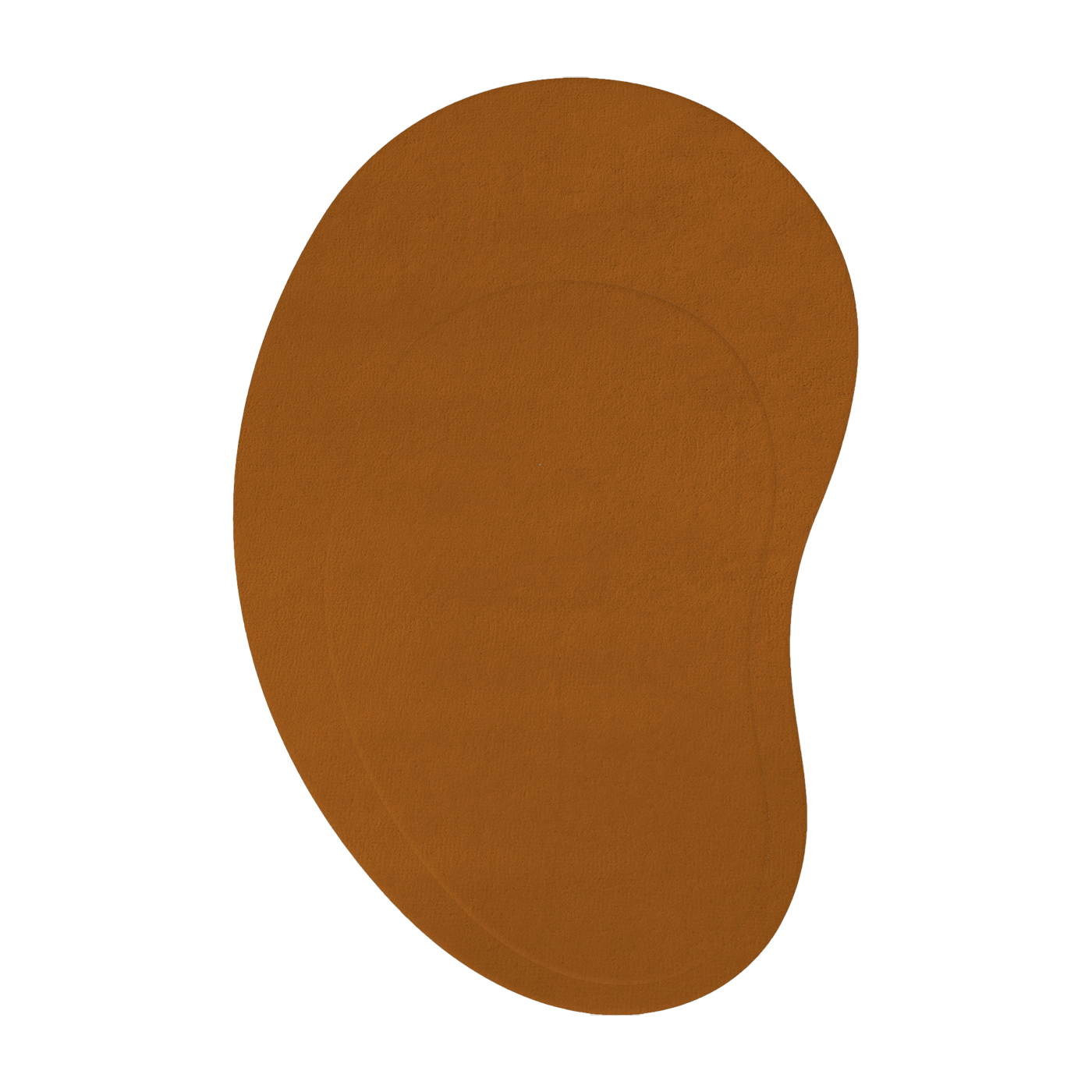 Tapis en laine tufté ochre 180x270cm Residue - Layered