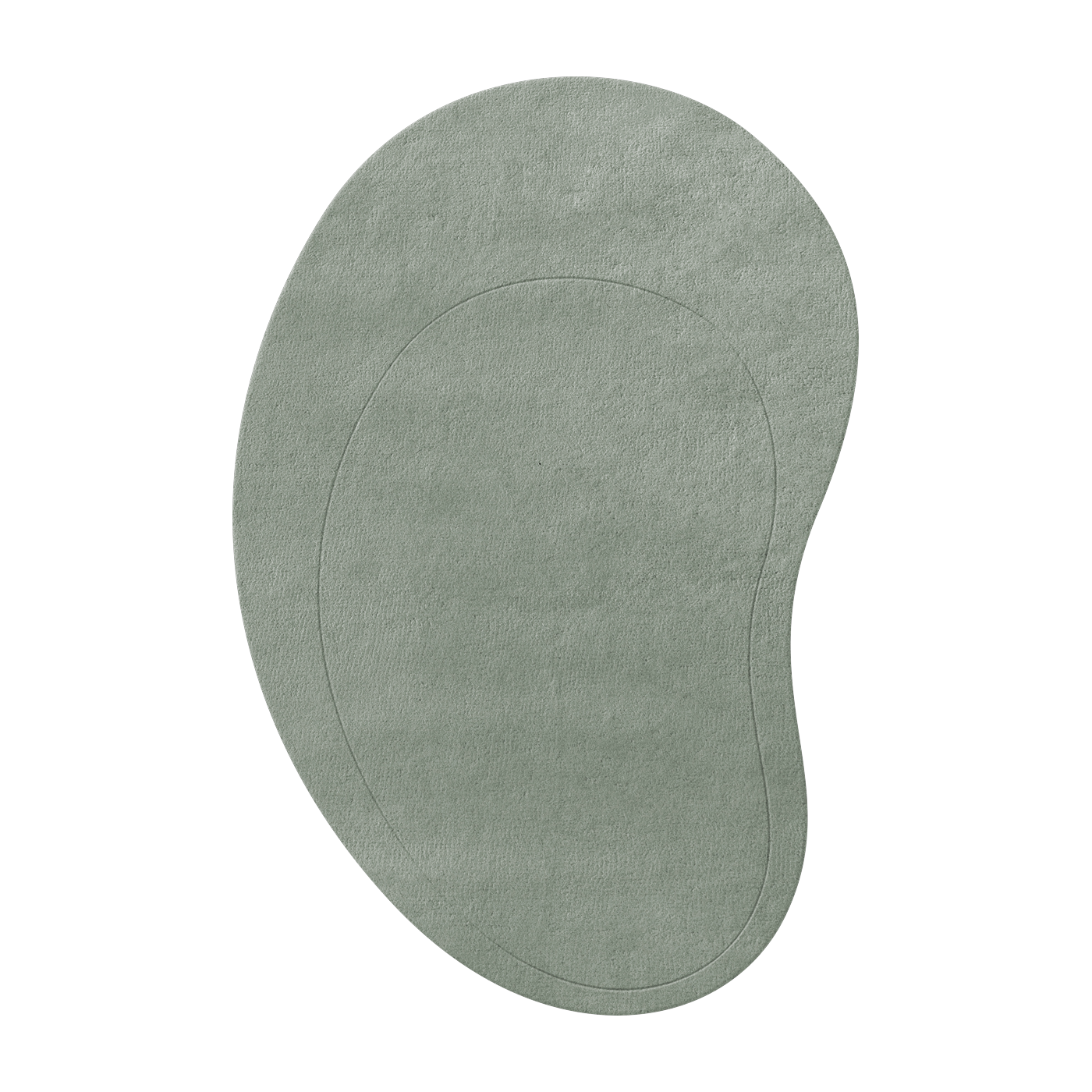 Residue Sage Tufted Wool Rug 180x270cm - Layered